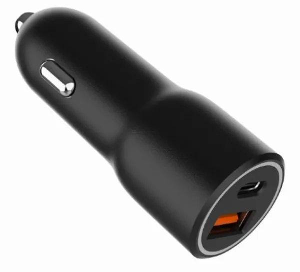 GEMBIRD TA-UC-AC2PDQC38-CAR-01 Gembird 2-port USB brzi punjac za auto, Type-C PD, 38W, black Slika 9