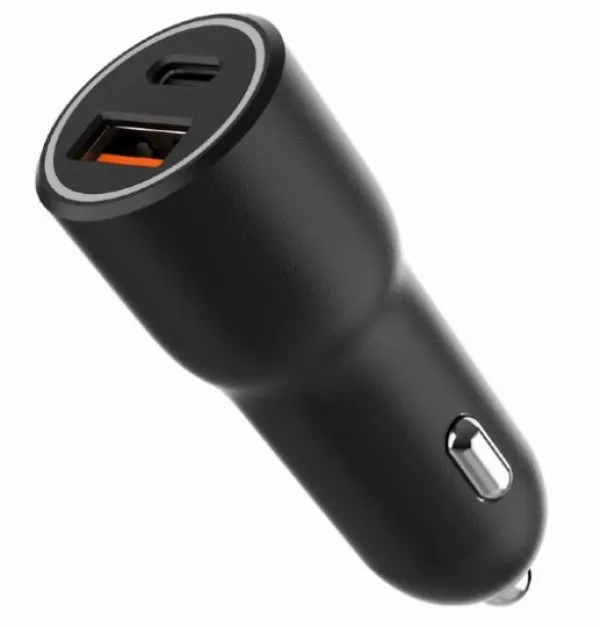 GEMBIRD TA-UC-AC2PDQC38-CAR-01 Gembird 2-port USB brzi punjac za auto, Type-C PD, 38W, black Slika 3