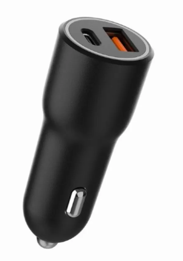 GEMBIRD TA-UC-AC2PDQC38-CAR-01 Gembird 2-port USB brzi punjac za auto, Type-C PD, 38W, black Slika 7