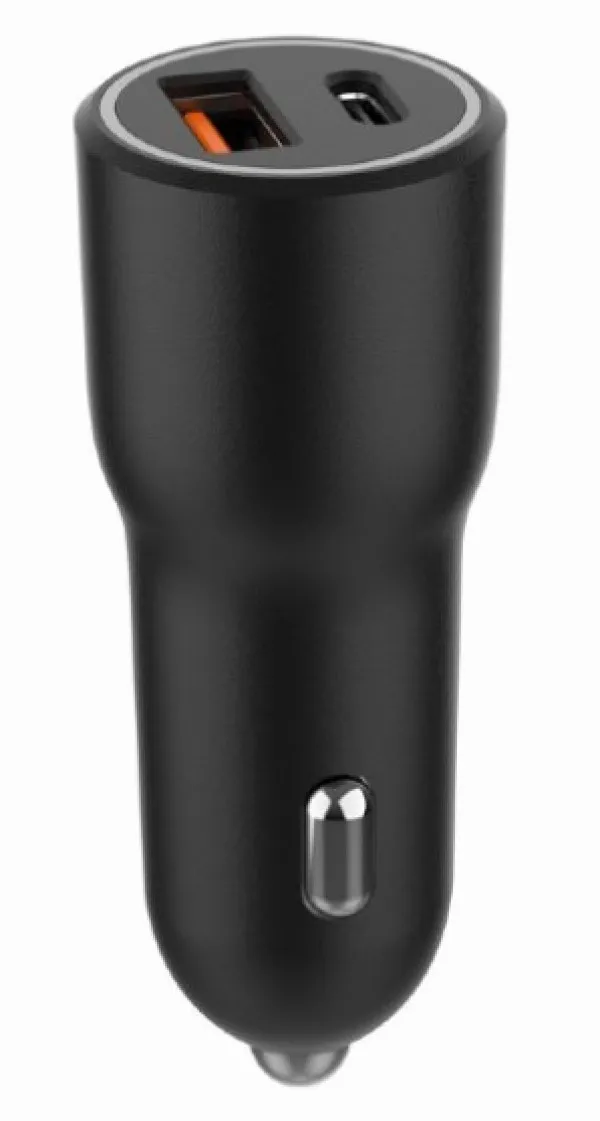 GEMBIRD TA-UC-AC2PDQC38-CAR-01 Gembird 2-port USB brzi punjac za auto, Type-C PD, 38W, black Slika 6