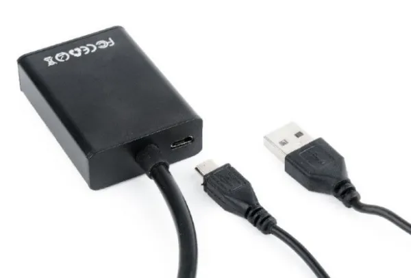 GEMBIRD A-VGA-HDMI-01 Gembird VGA to HDMI and audio cable, single port, black WITH AUDIO Slika 3