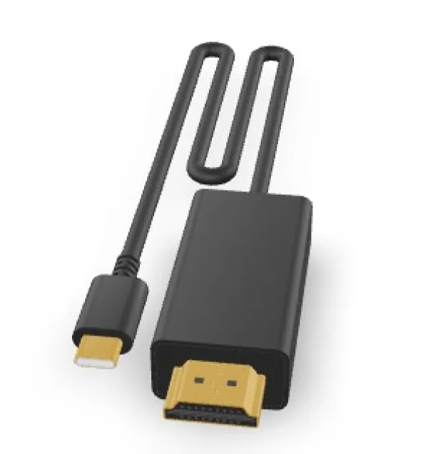 GEMBIRD A-CM-HDMIM-01 Gembird USB-C male to HDMI-male adapter, 4K 30Hz, 2 m, black Slika 3