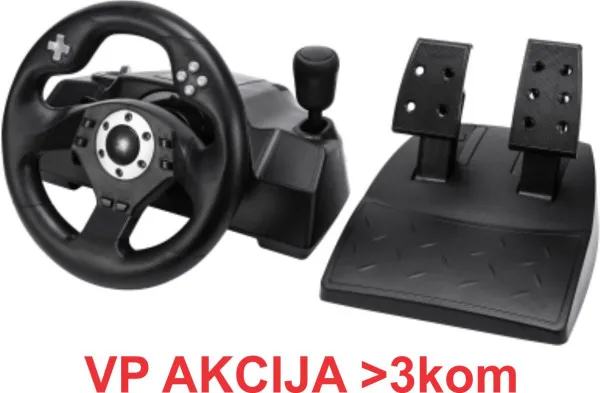GEMBIRD STR-M-40 ** Gembird RACEMASTER PC racing wheel 270degr. PC/PS3, Direct-X-X-input (4499) Slika 4