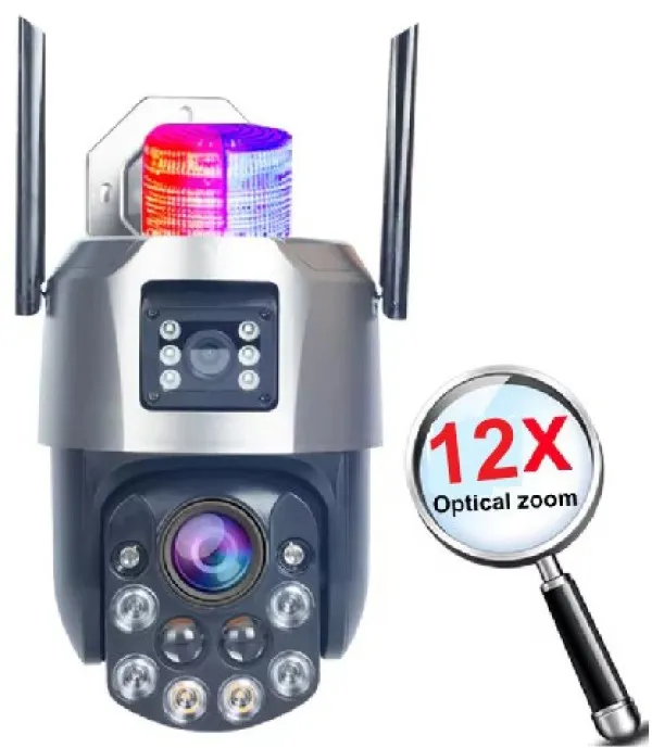 CAM-IP6MP-EP5-12X * ZOOM GMB kamera 6 mpix microSD iCSee xmeye pro Two-way PTZ ip66,2x3.6mm(6369) Slika 1