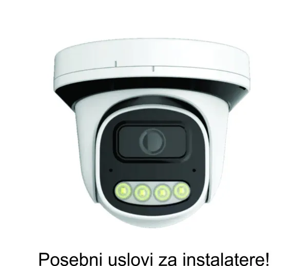 CAM-IP8MP-PSM30D  GMB kamera 8mp P6SLite, 2.8mm-F1.6 POE IP66 Dual LED 4xIR+4x Full Color MIC 25m Slika 5
