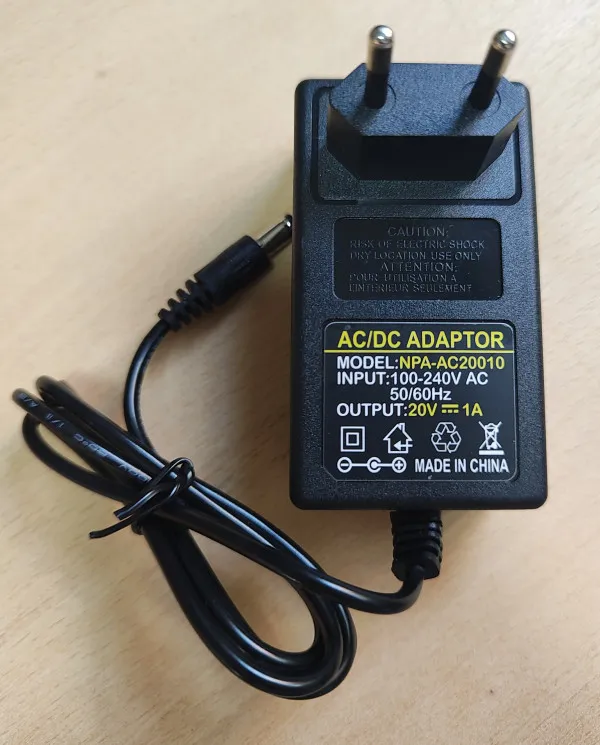 GEMBIRD NPA-AC20010 Gembird 20V/1A 20W, Coper punjac sa uzemljenjem, konektor 5.5x2.5/2.1mm Slika 6