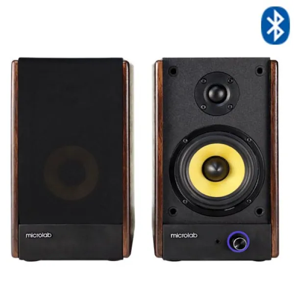 MICROLAB Microlab SOLO3 Aktivni drveni zvucnici 2.0 40W RMS (15W+5W)*2 3.5+0,75, Bluetooth, Optical, 2RCA Slika 5