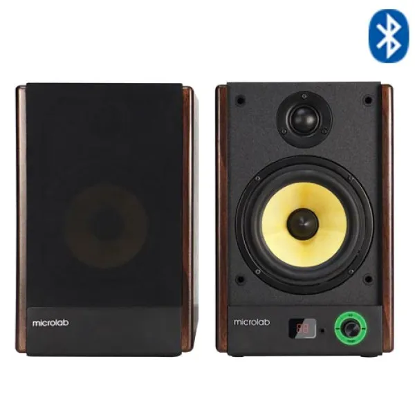 MICROLAB Microlab SOLO5 Aktivni drveni zvucnici 2.0 90W RMS (30W+15W)*2 5,25+1, Bluetooth, Optical, 2RCA Slika 5