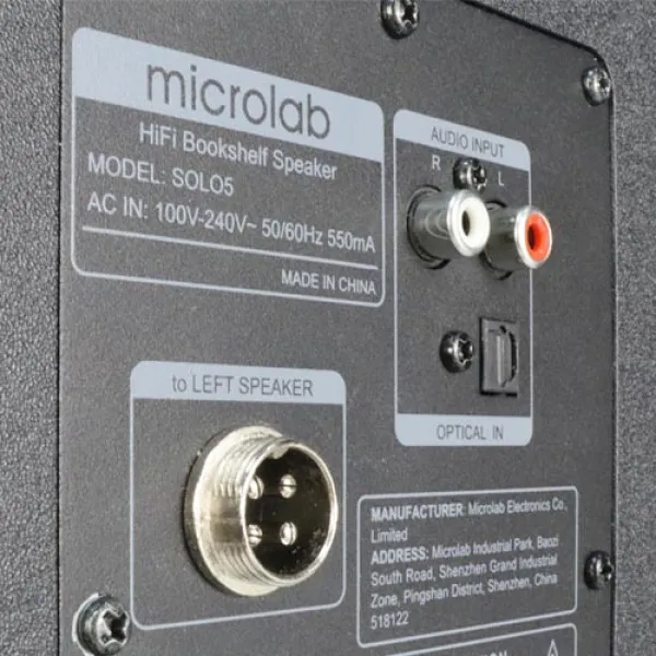 MICROLAB Microlab SOLO5 Aktivni drveni zvucnici 2.0 90W RMS (30W+15W)*2 5,25+1, Bluetooth, Optical, 2RCA Slika 3
