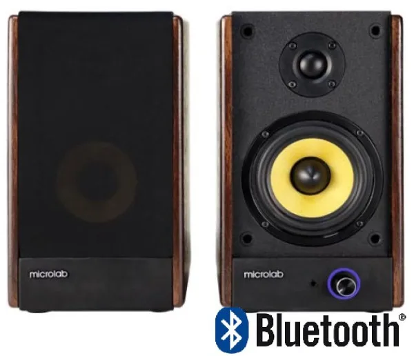 MICROLAB Microlab SOLO4 Aktivni drveni zvucnici 2.0 60W RMS (20W+10W)*2 4+0,75, Bluetooth, Optical, 2RCA Slika 1