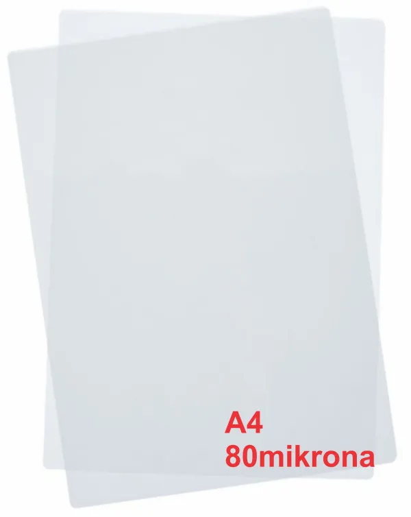 Duplo Folija za plastifikaciju A4, 216x303mm, 80mikron (papir za laminaciju) 100 listova Slika 1