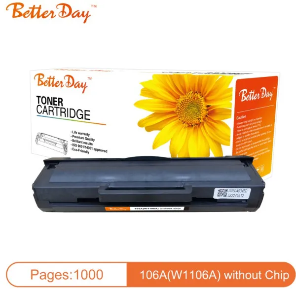 Toner BetterDay W1106A, * 106A 107/135 zam. kaseta za HP 1k (bez cipa) (426) FO Slika 3