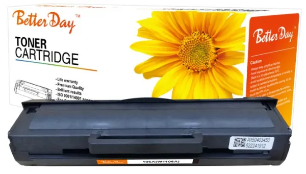 Toner BetterDay W1106A, 106A 107/135 zam. kaseta za HP 1k (sa cipom) Slika 3