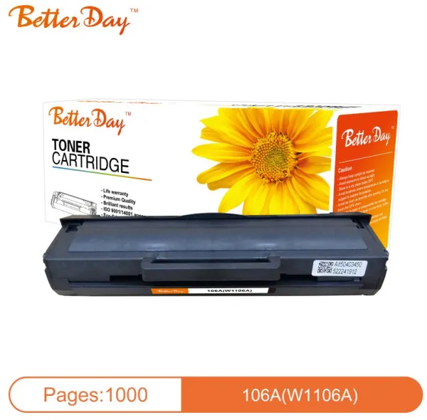 Toner BetterDay W1106A, 106A 107/135 zam. kaseta za HP 1k (sa cipom) Slika 2