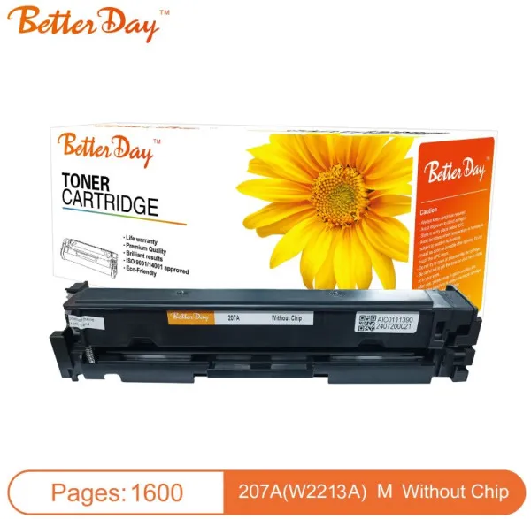Toner BetterDay 207A(W2213A) M255/M283 crg067 zam. kaseta za HP Magent 1.6k (bez cipa) Slika 3
