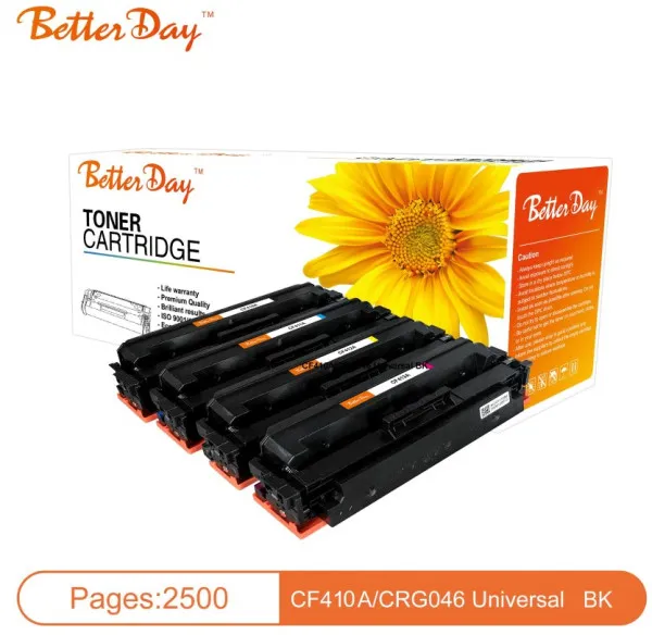 Toner BetterDay CF410A/CN CRG-046K M452 zam. kaseta za HP Black 2.5k Slika 1