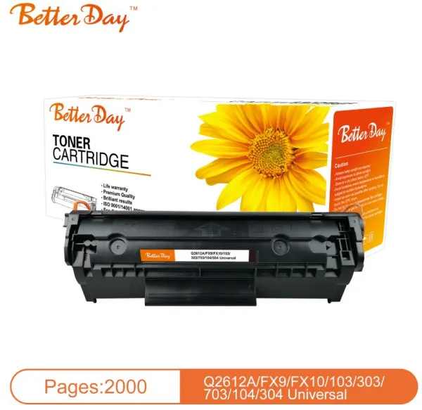 Toner BetterDay Q2612A/FX10 zam. kaseta za HP 2k Slika 3