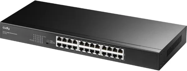 CUDY Cudy GS1024L, 24-Port 10/100/1000M Gigabit 16x Gbit RJ45 Rackmount Switch Slika 6