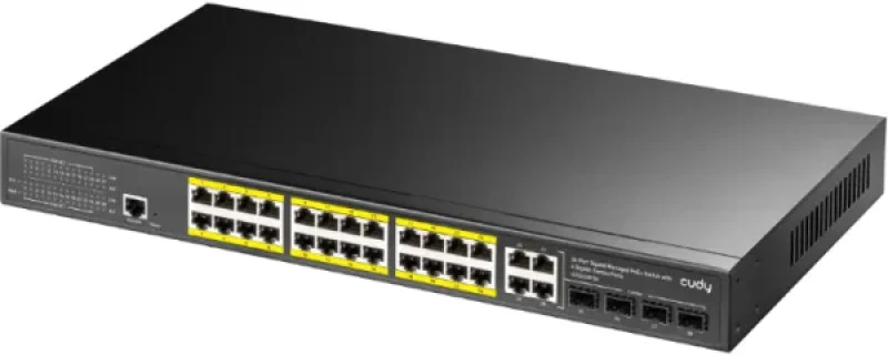 Cudy GS2028PS4-400W, 10/100/1000M 24-Port POE + 4Port Uplink Gigabit Managed Switch Slika 6
