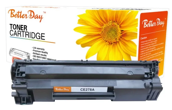 Toner BetterDay CE278A/CRG728 zam. kaseta za HP i Canon 2.1k Slika 1