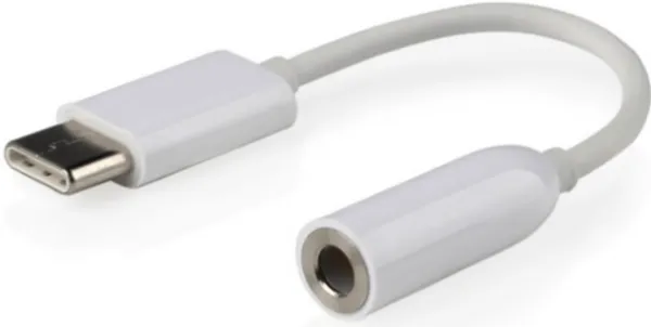 GEMBIRD A-CM-3.5F-01 Gembird USB type-C plug to stereo 3.5 mm audio adapter cable, white Slika 5
