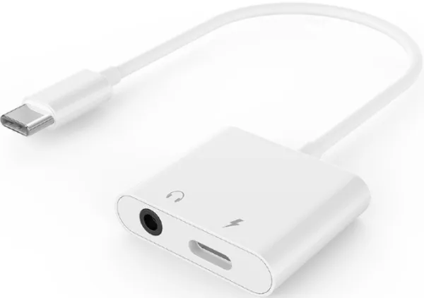 GEMBIRD A-CM-3.5FP-01 Gembird USB type-C plug to stereo 3.5 mm audio adapter cable, with extra power socket Slika 1