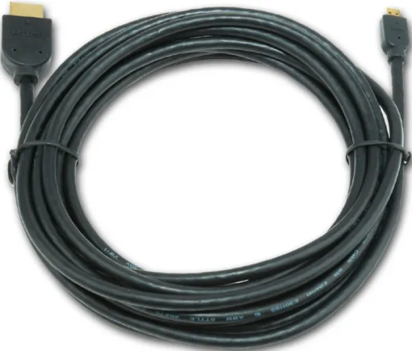 GEMBIRD CC-HDMID-15 Gembird HDMI male to micro D-male black kabl4.5 m Slika 3