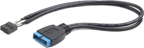 GEMBIRD CC-U3U2-01 Gembird USB 2 to USB 3 interni kabl 9-pinski USB 2.0 na 19-pinski Slika 1