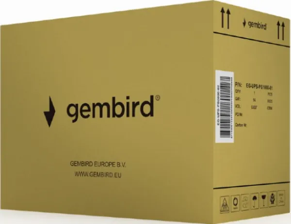 GEMBIRD EG-UPS-PS2000-02 Gembird 2000VA (1600W) pure sine wave UPS, LCD display, 2xSchuko + 3xC13 USB Slika 3