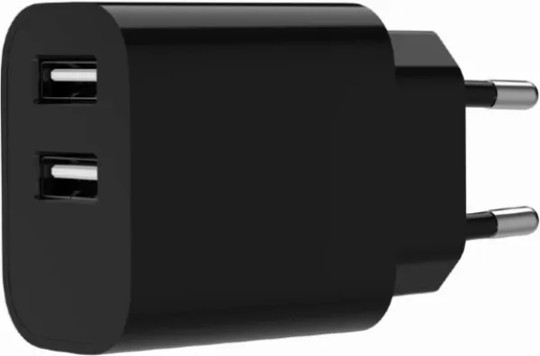 GEMBIRD TA-UC-2A12-01-BK Gembird 2-port univerzalni USB punjac, 2.4 A, black 12W Slika 2