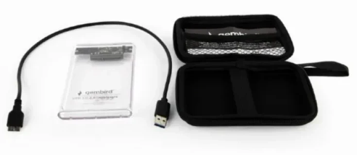 GEMBIRD HDD 2.5 * 500GB SET USB 3.0 SATA eksterno kuciste + 500GB WD5000LUCX WD EE2-U3S9-6 (2090) Slika 2