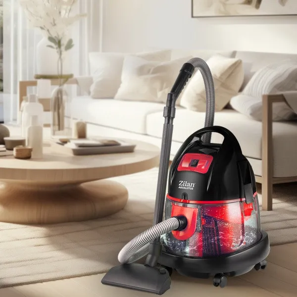 ZILAN Zilan ZLN8945 RD Usisivač 2u1 za suvo i mokro usisavanje 2000W, 8L, Crven Slika 3