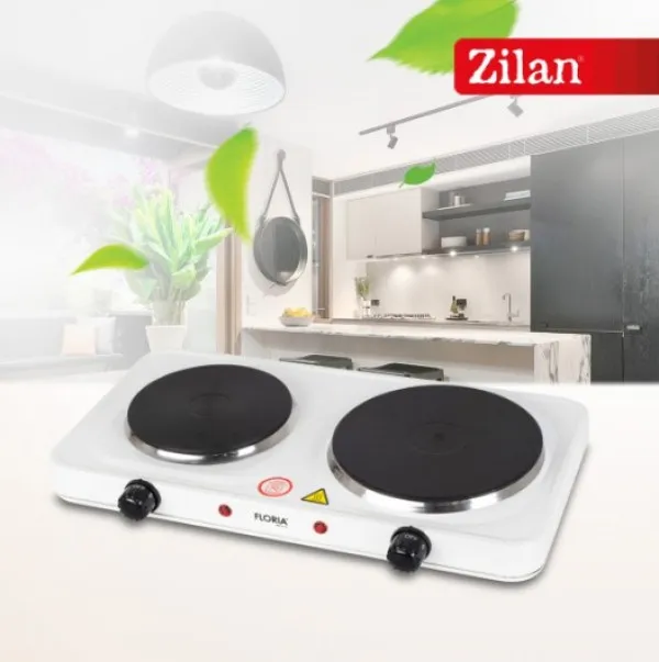 ZILAN Zilan ZLN2843 WH elektricni rešo, dve ploèe, 2500W, 150-175 mm Bela Slika 3