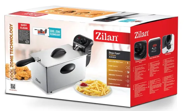 ZILAN Zilan ZLN1819 Friteza od nerðajuceg èelika,2180W, kapaciteta 3 litra, zaštita od pregreva Slika 4
