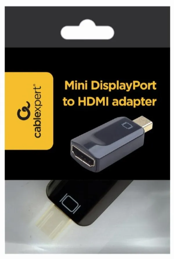 GEMBIRD A-mDPM-HDMIF-01 Gembird Mini DisplayPort v.1.2 to HDMI adapter, BLACK Slika 4