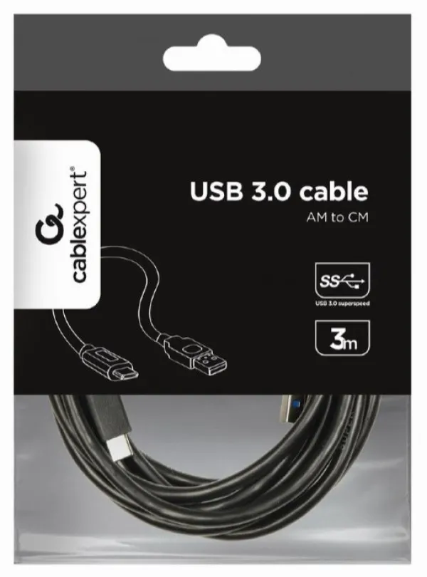 GEMBIRD CCP-USB3-AMCM-10 Gembird 3A/36W USB 3.0 AM to Type-C cable (AM/CM), 3m Slika 4