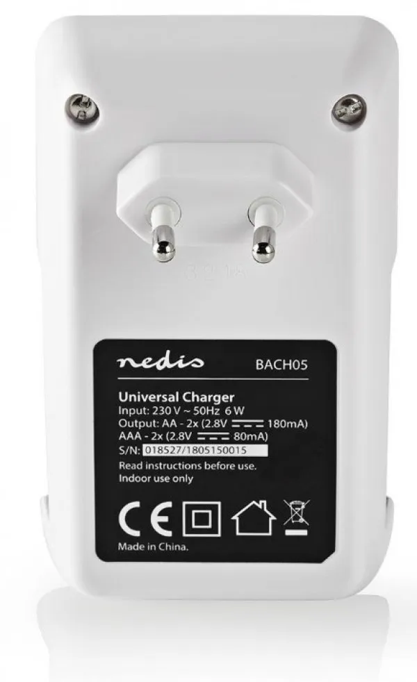 NEDIS OUTLET BACH05 * Nedis Punjac baterija AA/AAA LED indikator (900) Slika 5