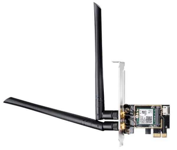 CUDY Cudy WE3000 AX3000 Wi-Fi 6 + Bluetooth5.2 PCI Express Adapter 2.4+5Ghz, 2x5dBi detachable antenna Slika 9