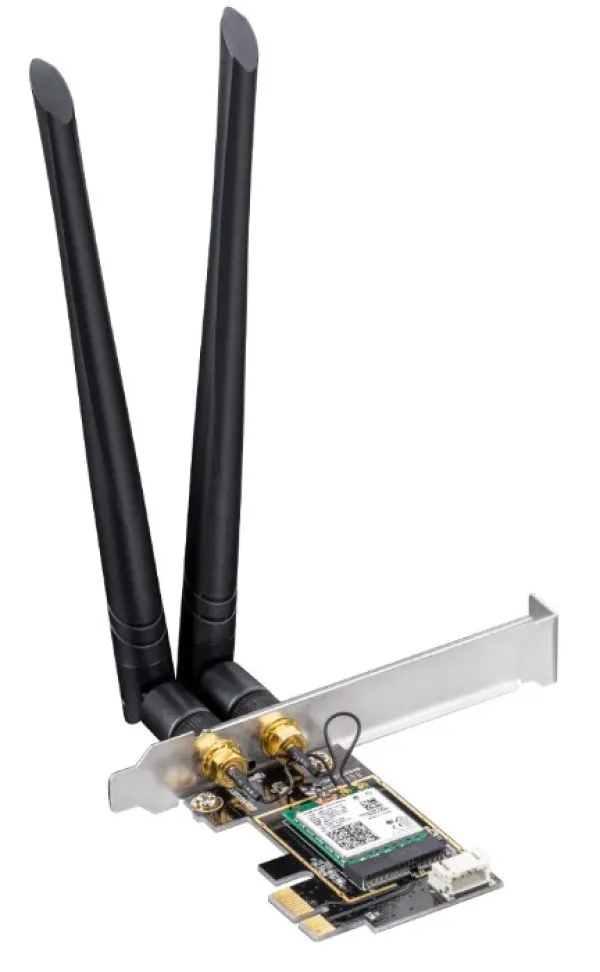 CUDY Cudy WE3000 AX3000 Wi-Fi 6 + Bluetooth5.2 PCI Express Adapter 2.4+5Ghz, 2x5dBi detachable antenna Slika 1