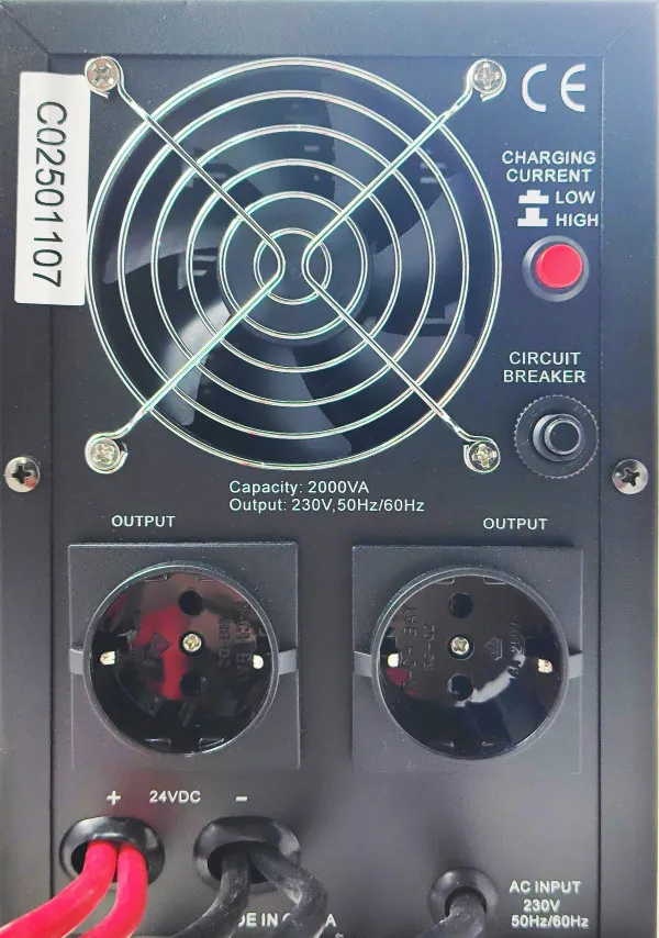 UPS-PSW-2000VA + 2xNPP NPG12V-100Ah * GMB LONG cist sinusni pretvarac Slika 7