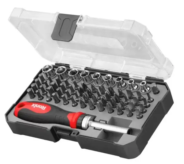 RONIX Alat Univerzalni SET odvijaca sa nastavcima 64-DELNI RH-2716 PLC Slika 6