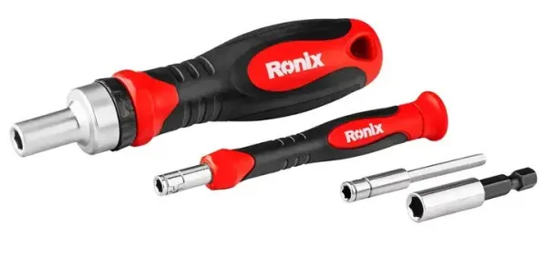 RONIX Alat Univerzalni SET odvijaca sa nastavcima 56-DELNI CRV RH-2717 PLC Slika 2