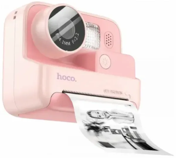 hoco. Deèija kamera sa štampaèem, 2 inèa IPS LCD, 720p, microSD - DV200 Pink Slika 3