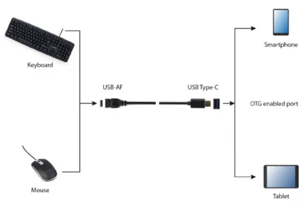 GEMBIRD A-OTG-CMAF3-01 USB 3.0 OTG Type-C adapter cable Slika 2