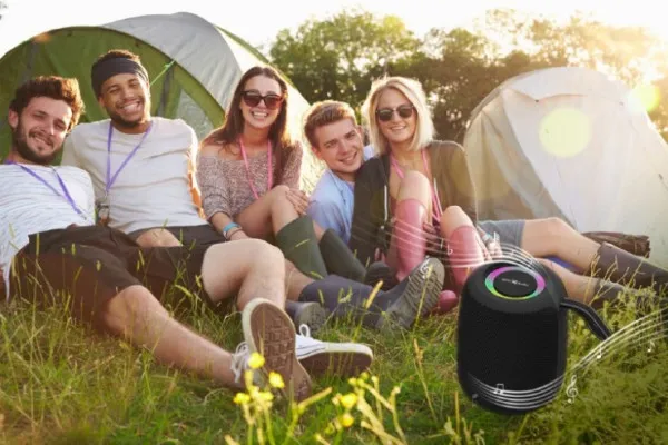 GEMBIRD SPK-BT-LED-05-BK Gembird Portable Bluetooth RGB LED TWS speaker, 8W, BT, FM, USB, Handsfree, Black Slika 6