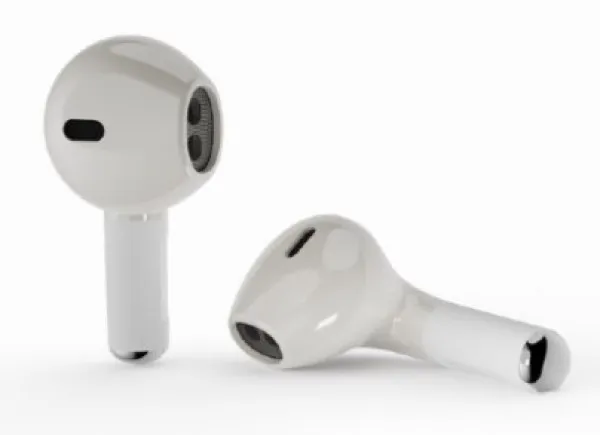 GEMBIRD TWS-02-W Gembird bluetooth V5.0 slusalice, TWS, white/gold Slika 3