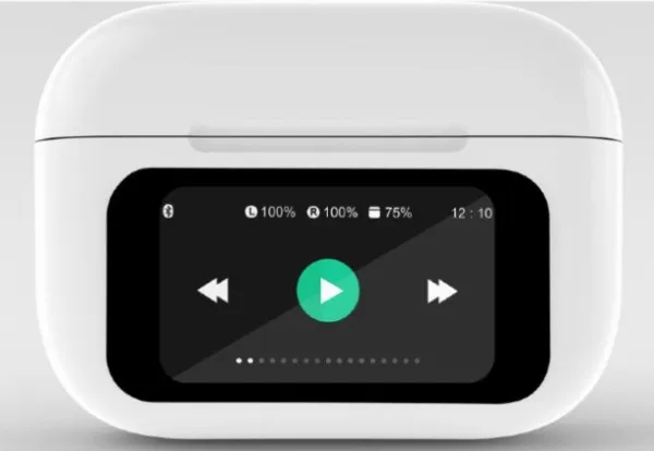 GEMBIRD TWS-LCD-ANC-01-W Gembird bluetooth V5.1 slusalice, TWS, LCD display, Active Noise Cancelling, White Slika 3