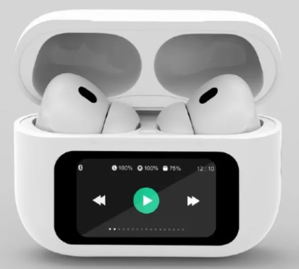 GEMBIRD TWS-LCD-ANC-01-W Gembird bluetooth V5.1 slusalice, TWS, LCD display, Active Noise Cancelling, White Slika 2