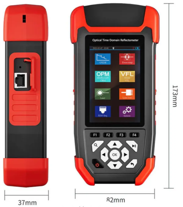 NOYAFA NF-981 OTDR Tester vlakana sa vizuelnim lokatorom kvarova i optièkim meraèem snage Slika 1