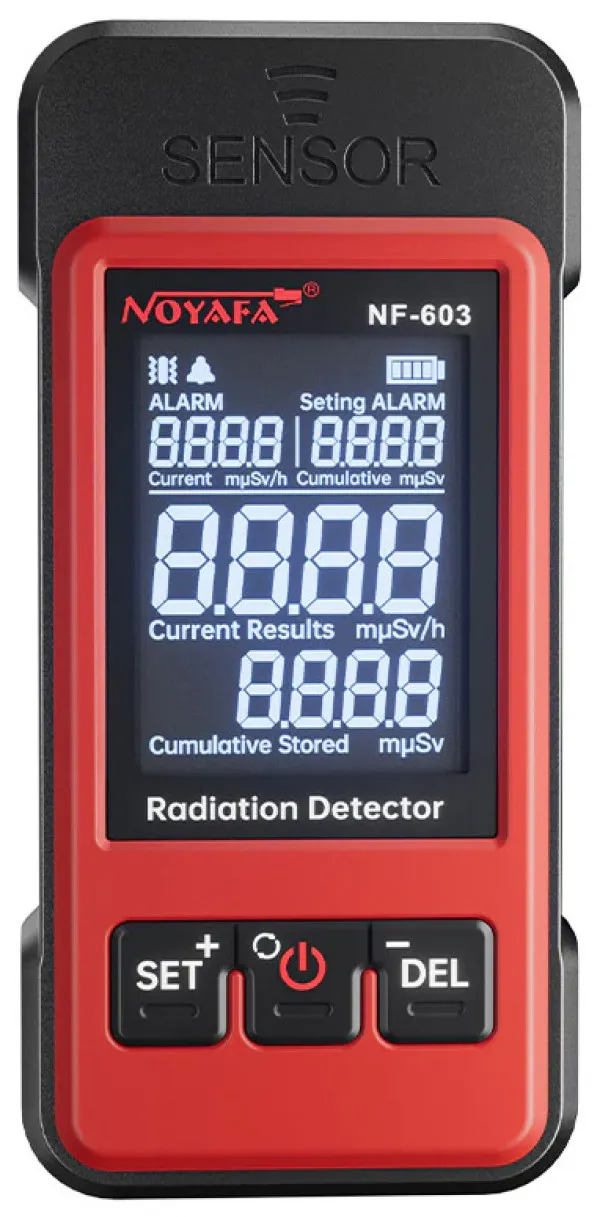 Noyafa NOYAFA NF-603 Detektor radijaci - visoka osetljivost, detekcija više zraka, prenosivi Slika 2